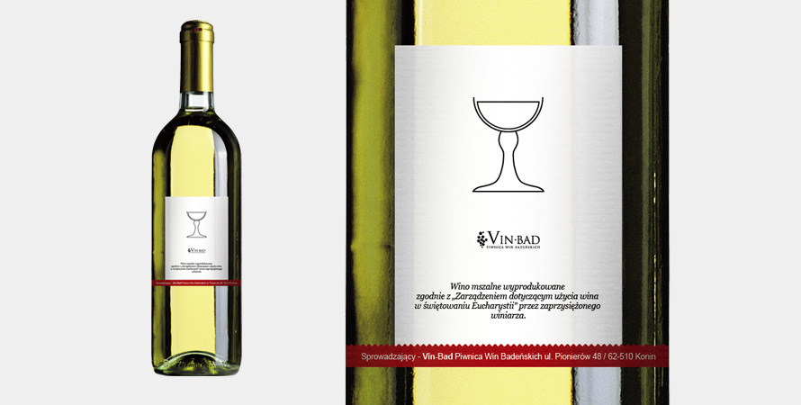 etykieta wino białe